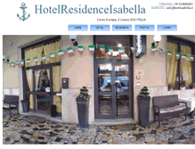 Tablet Screenshot of hotelisabella.it